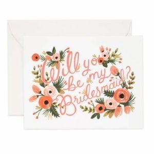 Rifle Paper Co. "Will you be my bridesmaid?" Cards